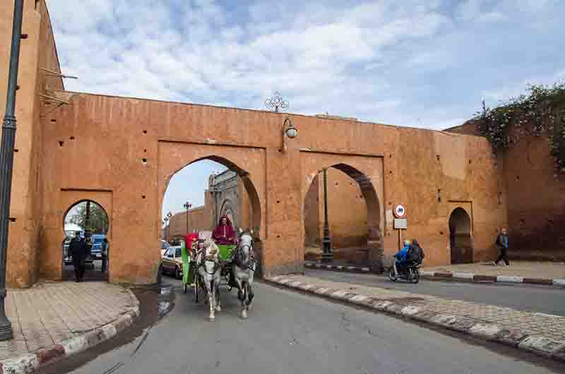 185 - Marruecos - Marrakech - muralla - puerta